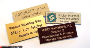 engraved nametags